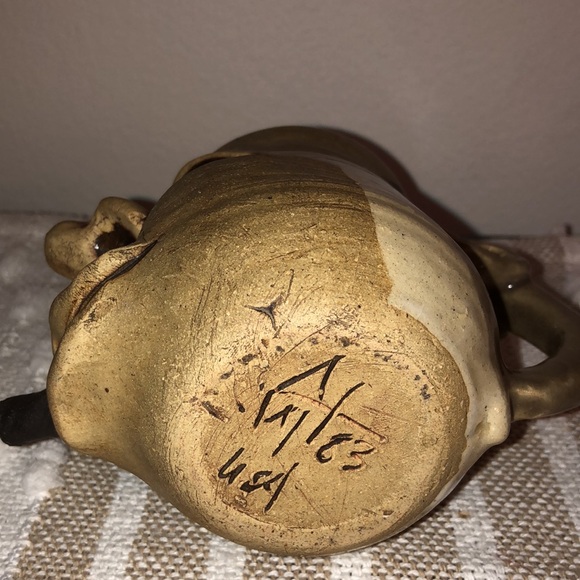 Vintage Pottery Faced Mug - Picture 4 of 4